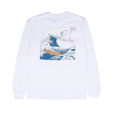 RipNDip The Great Wave Of Nerm Long Sleeve (White)