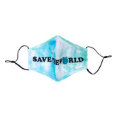 Nashe Textile Save The World Face Mask (Blue)
