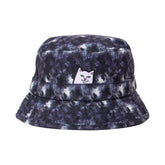 RIPNDIP Lord Nermal Tie Dye Bucket Hat (Black Lightning Wash)