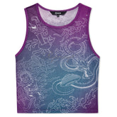 RIPNDIP Trace Mesh Cropped Tank (Multi)