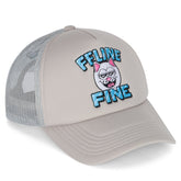 RIPNDIP Feline Fine Trucker Hat (Cream)