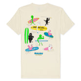 378610 Everybody Surfs Tee (Natural)