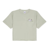 RIPNDIP Lord Nermal Peace Cropped Pocket Tee (Sage)