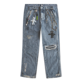 RIPNDIP Real Straight Leg Denim Pants (Light Wash)