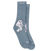 RIPNDIP Lord Nermal Socks (Charcoal Heather)