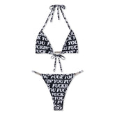 RIPNDIP Fuckin Fuck 2 Piece Bikini (Black)