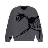 RIPNDIP Fossil Mohair Knit Sweater (Charcoal)