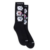 RIPNDIP Shroom Diet Socks (Black)