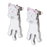 RIPNDIP Naughty Nerm Earring Set (White)