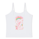 RIPNDIP Fantasy Nerm Cropped Cami Tank Top (White)