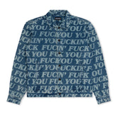 RIPNDIP Fuckin Fuck Denim Jacket (Medium Washed)