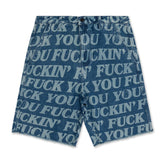 RIPNDIP Fuckin Fuck Denim Shorts (Medium Wash)