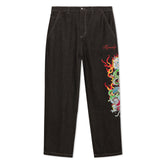 RIPNDIP InkEd Wide Fit Denim Pants (Black)