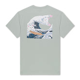 RIPNDIP Great Wave Tee (Sage Grey)