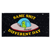 RIPNDIP Same Shit Different Day Beach Towel (Black)