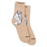 RIPNDIP Lord Nermal Blossom Mid Socks (Almond)