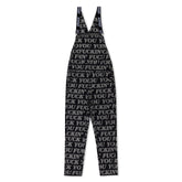 RIPNDIP Fuckin Fuck Denim Overalls (Black)