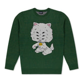RIPNDIP Big Head Knit Sweater (Pine Heather)