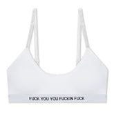 RIPNDIP Fuckin Fuck Bralette (White)