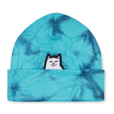 RIPNDIP Lord Nermal Beanie (Navy / Aqua Lightning Wash )