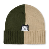 RIPNDIP Lord Nermal Split Beanie (Moss / Stone)