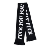 RIPNDIP Fuckin Fuck Knit Scarf (Black)