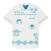 RIPNDIP Blonded Knitted Reversible Button Up (Off White)