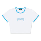 RIPNDIP Team Spirit Cropped Ringer Tee (White)
