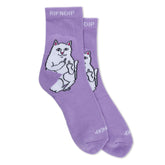 RIPNDIP Lord Nermal Mid Sock (Dusty Lavender)