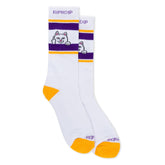 RIPNDIP Peeking Nermal Socks (Purple/Gold)