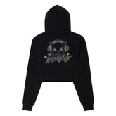 RIPNDIP Kawaii Nerm Cropped Hoodie (Black)