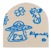 RIPNDIP Blonded Beanie (Off White)
