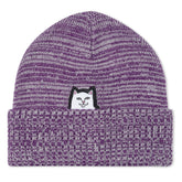 RIPNDIP Lord Nermal Marled Beanie (Dark Purple)