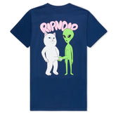 RIPNDIP Handshake Tee (Navy)