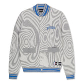 RIPNDIP Hypnotic Team Spirit Knit Cardigan (Grey/Light Blue)