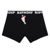 RIPNDIP Peeking Santa Nerm Boxers (Black)