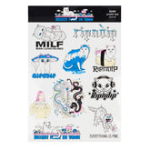 RIPNDIP My Neighborhood Sticker Sheet (Multi)