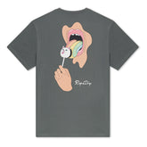 RIPNDIP Lick Me Tee (Charcoal) 7.5oz