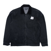 RIPNDIP La Brea Peeking Nermal Work Jacket (Black Washed Denim)