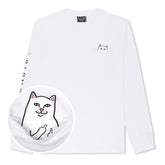 RIPNDIP Lord Nermal L/S Pocket Tee (White)