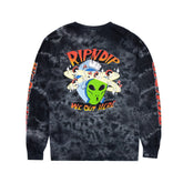 RIPNDIP Out Of This World Long Sleeve (Black Lightning Wash)