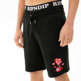 RIPNDIP Cupids Nightmare Sweatshorts (Black)