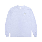 RIPNDIP Lord Nermal Long Sleeve (Ash Heather)