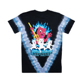 RIPNDIP Hades Tee (Blue/Black V Dye)