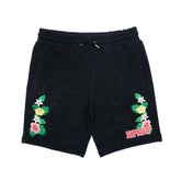 RIPNDIP Aloha Nermal Sweatshorts (Black Mineral Wash)