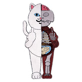 RIPNDIP Nermal Anatomy Rug (White/Red)- 6ft
