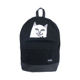 RIPNDIP Lord Nermal Corduroy Backpack (Black)