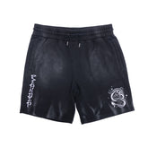 RIPNDIP Mystic Jerm Sweatshorts (Black Faded Wash)