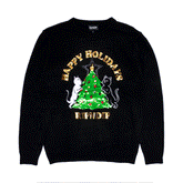 RIPNDIP Litmas Tree Knitted Sweater (Black)