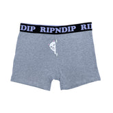 334627 Peek A Nermal Boxers (Heather Grey)